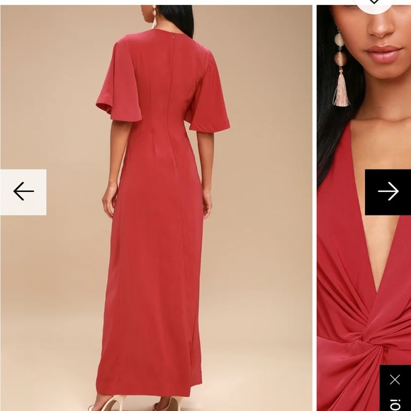 Keepsake the Label No Love Twisted Gown - Picture 2 of 4